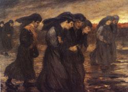 theophile-alexandre steinlen The Coal Sorters Sweden oil painting art